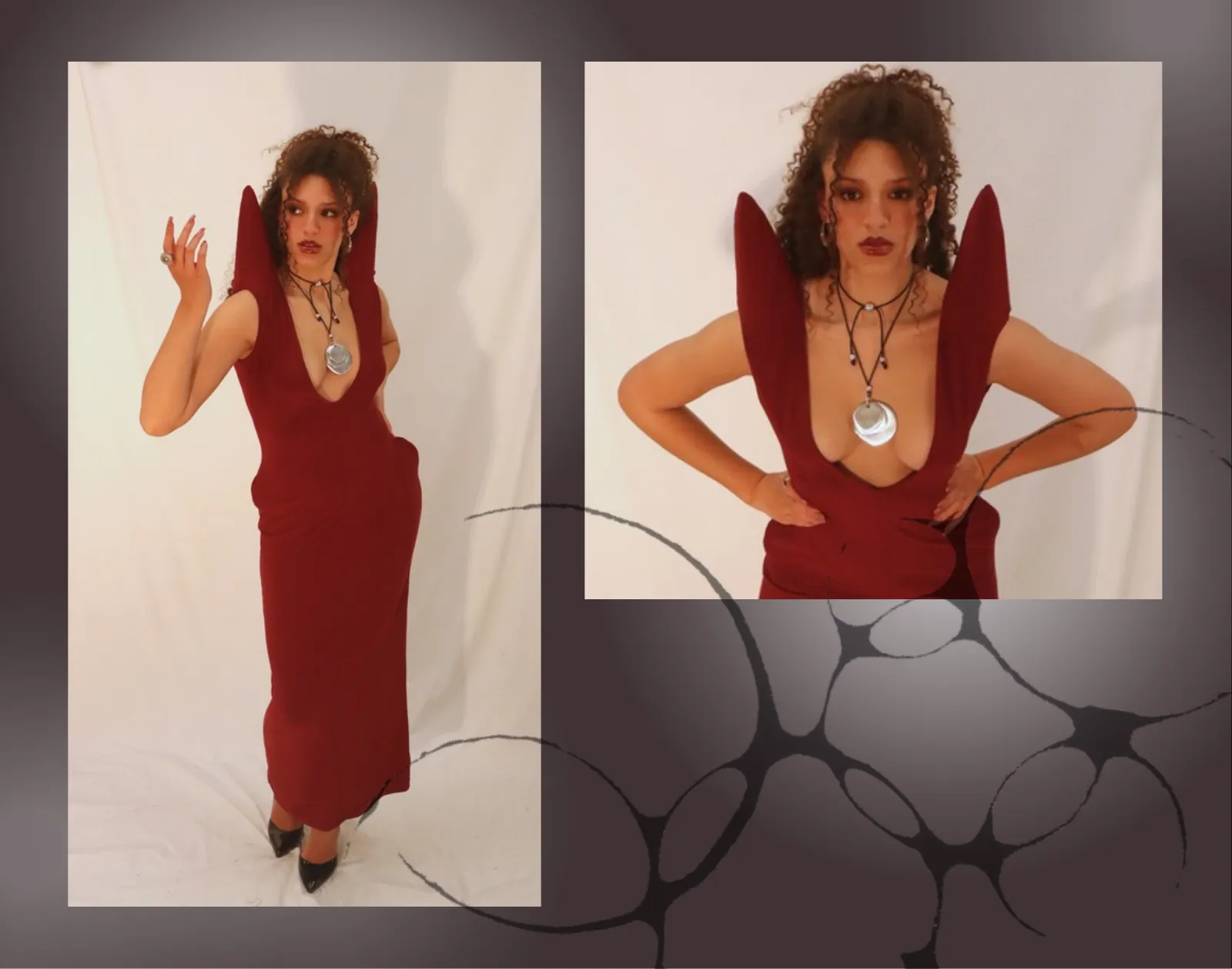 Models wearing the Balkan Baroque look
