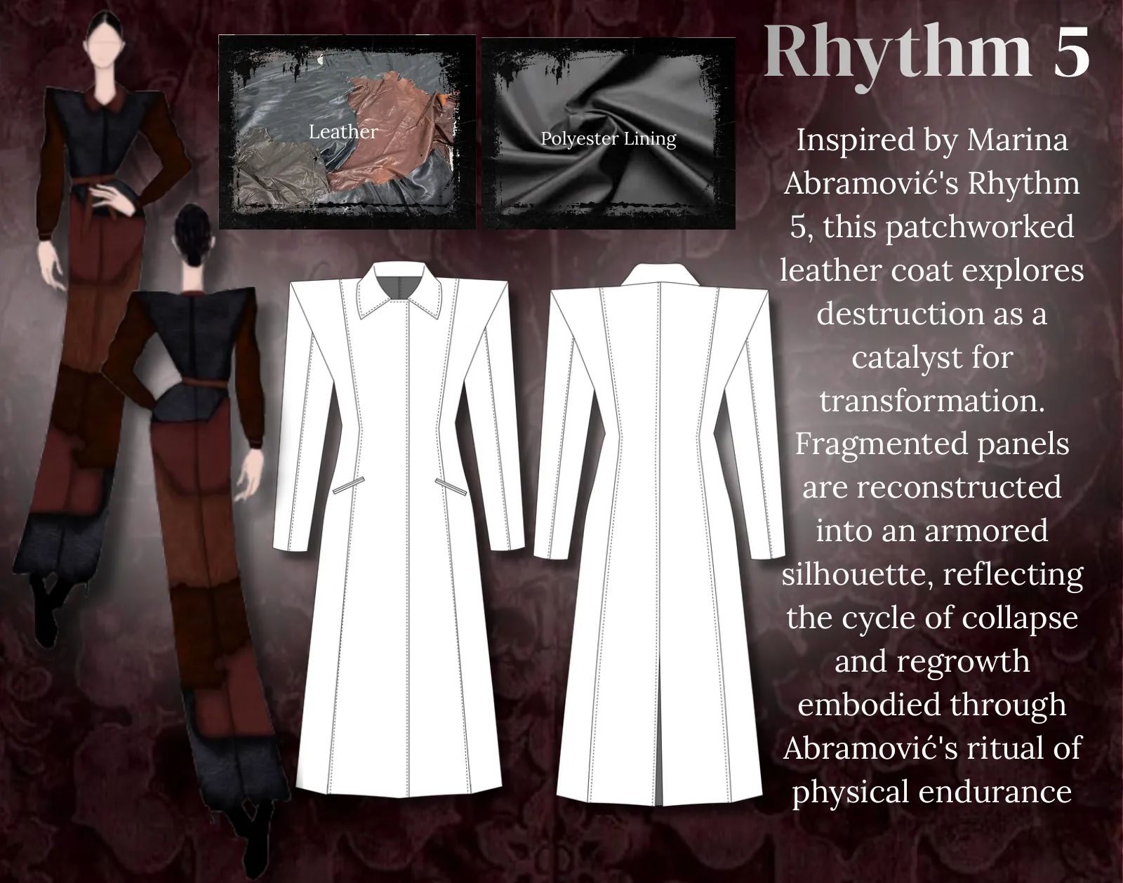 Rhythm 5 look: illustration and technical flat