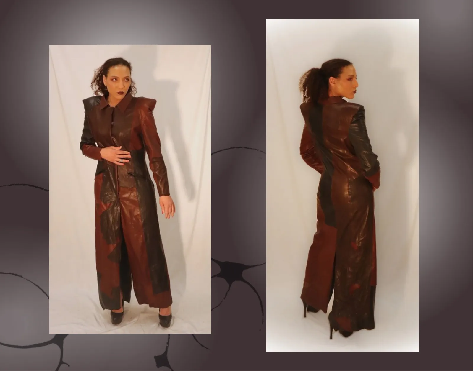 Model wearing the Rhythm 5 coat