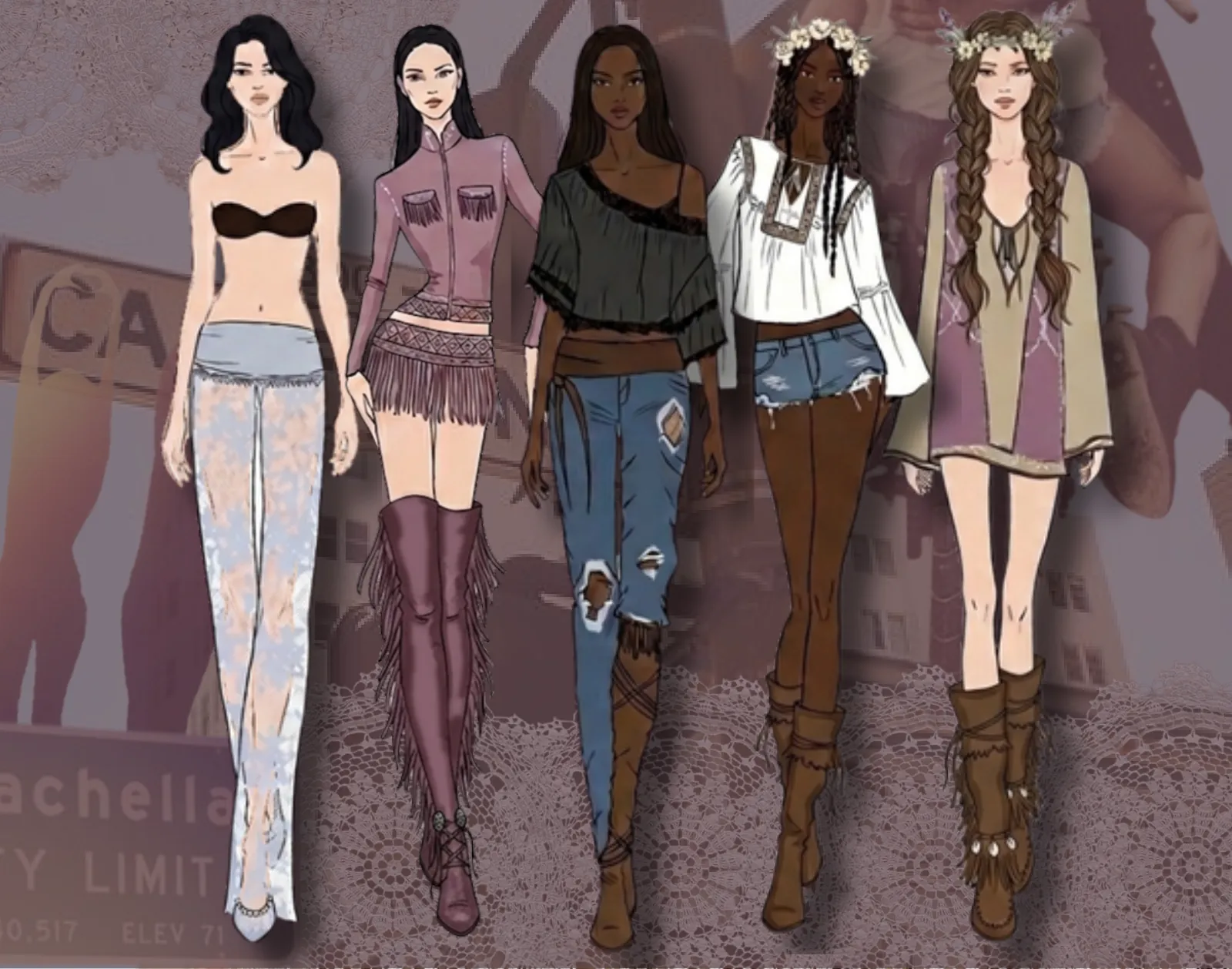 The full collection illustrated together